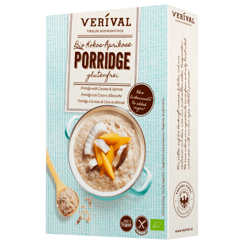 Verival Bio Kokos-Aprikose Porridge 350g
